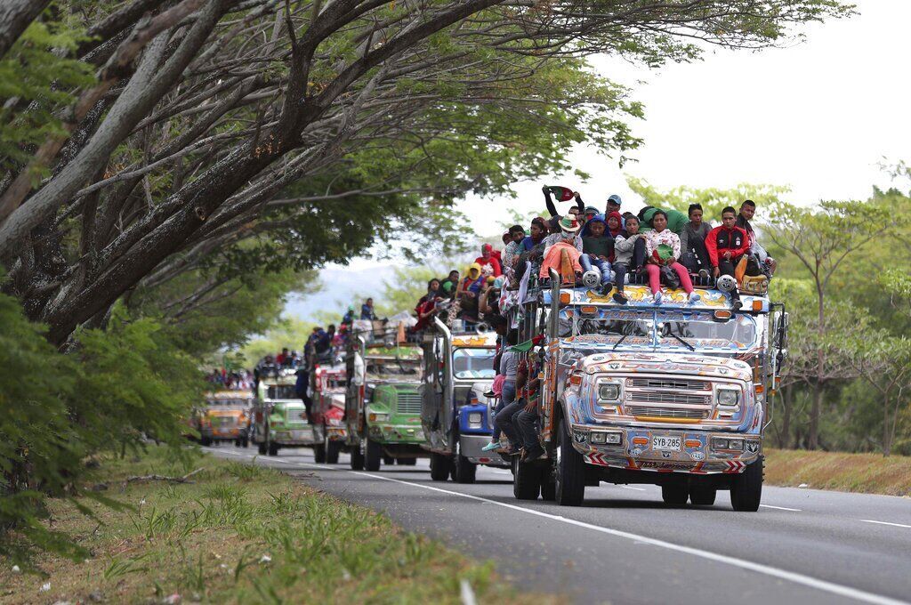 APTOPIX Colombia Indigenous Caravan